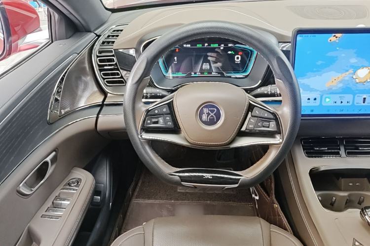 Used BYD Han 2020 EV Four-Wheel Drive High-Performance Flagship Model Steering Wheel