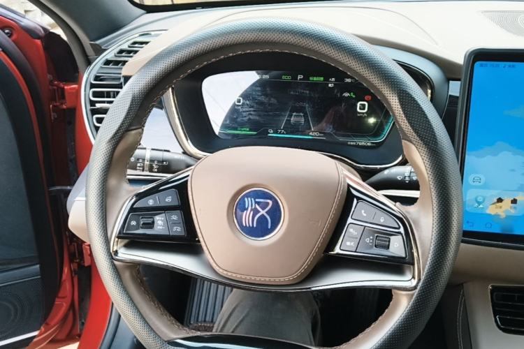 Used BYD Han 2020 EV Four-Wheel Drive High-Performance Flagship Model Steering Wheel