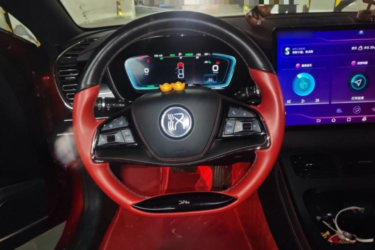 Used BYD Han 2020 EV Four-Wheel Drive High-Performance Flagship Model Steering Wheel