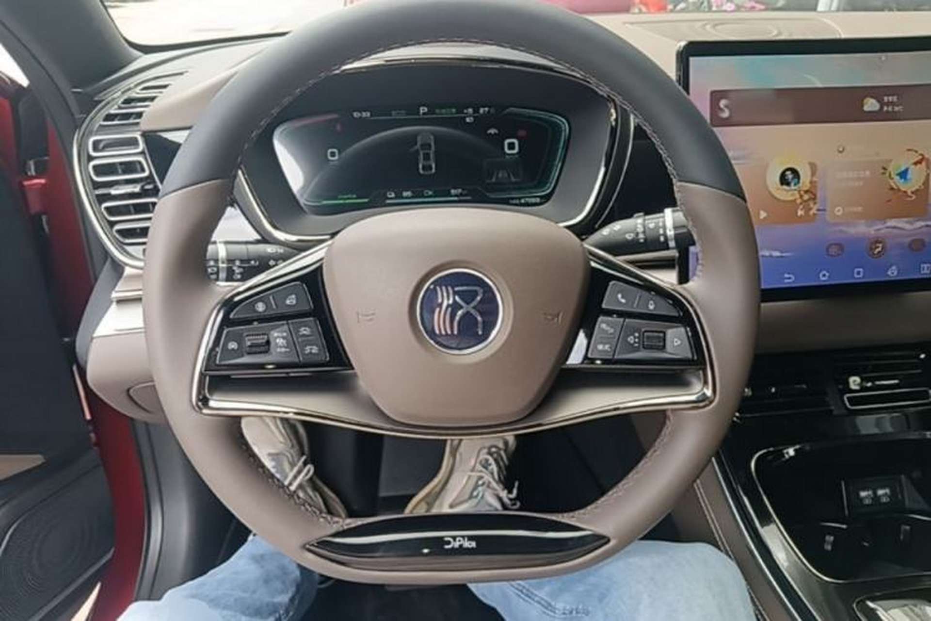 Used BYD Han 2020 EV Long-Range Luxury Model Steering Wheel