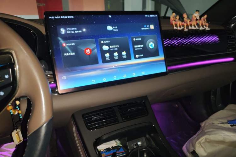 Used BYD Han 2020 DM Four-Wheel Drive Performance Edition Prestige Model Audio And AC Panel