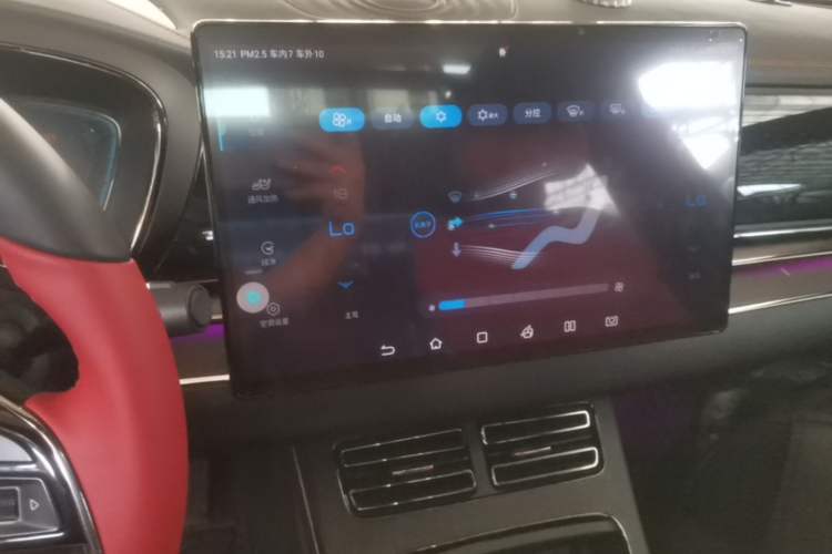 Used BYD Han 2020 EV Four-Wheel Drive High-Performance Flagship Model Audio And AC Panel