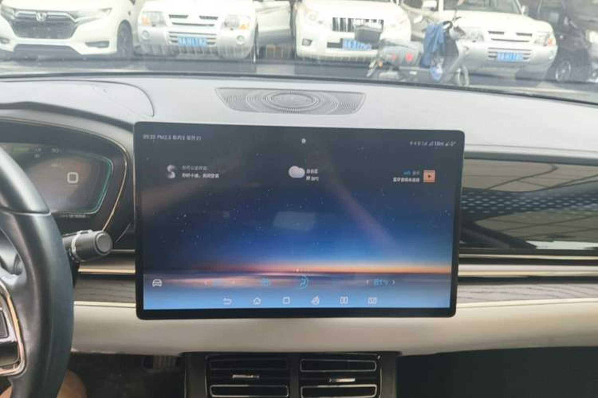 Used BYD Han 2020 EV Long-Range Deluxe Model Audio And AC Panel