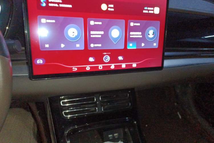 Used BYD Han 2020 DM Four-Wheel Drive Performance Edition Prestige Model Audio And AC Panel