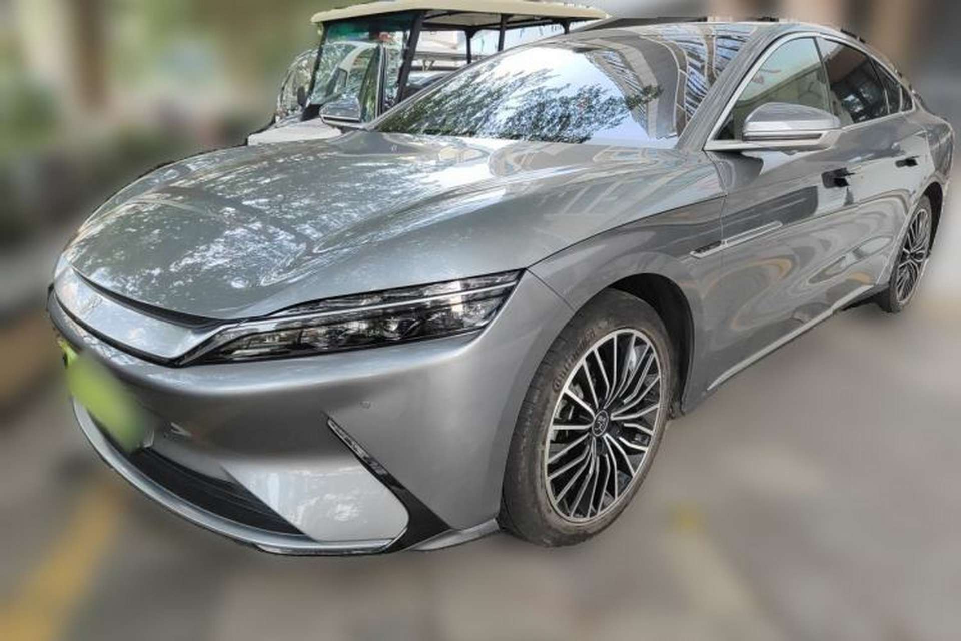 Used BYD Han 2020 EV Long-Range Luxury Model Front Left 45 Deg