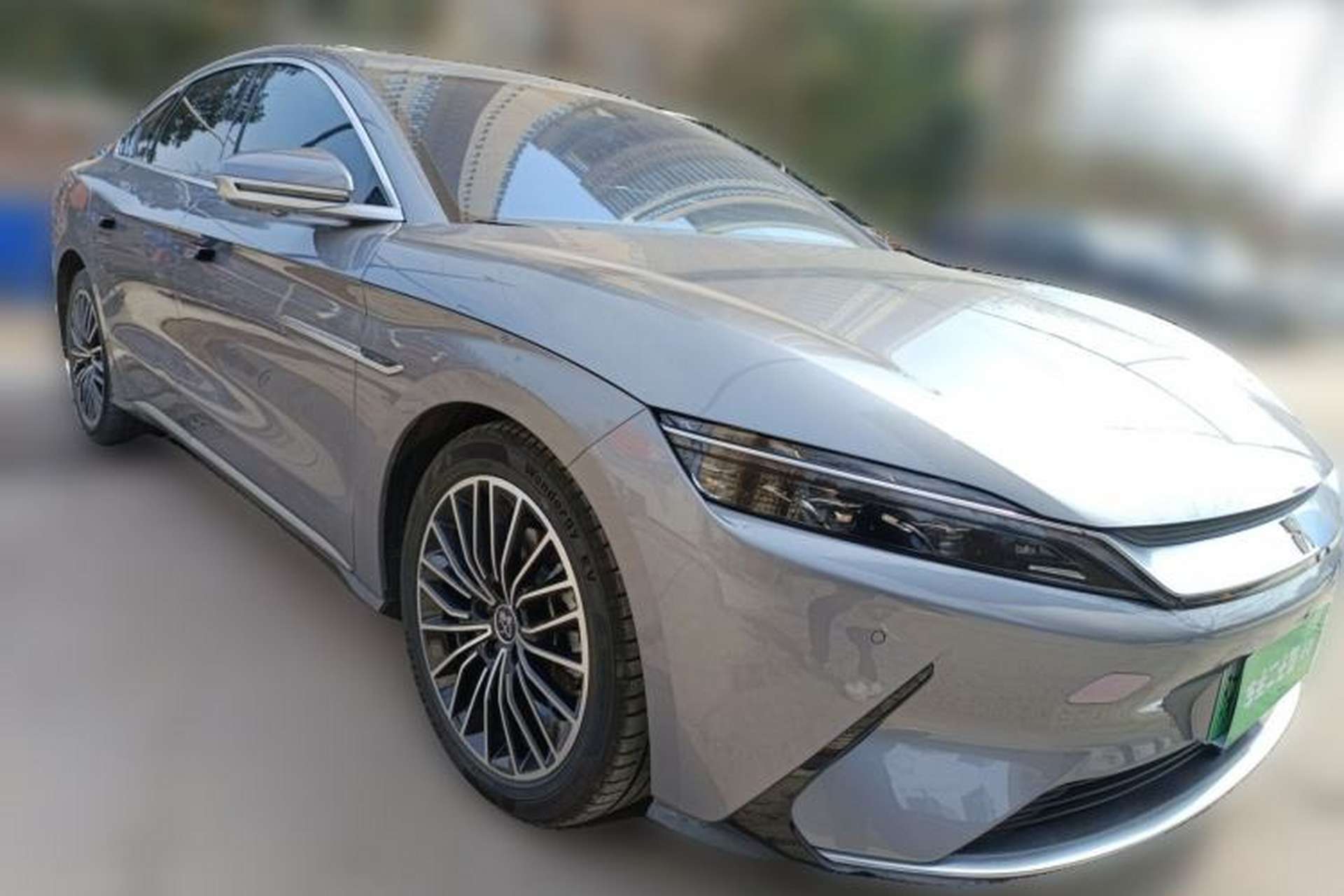 Used BYD Han 2020 EV Long-Range Luxury Model Front Right 45 Deg