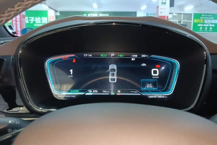 Used BYD Han 2020 DM Four-Wheel Drive Performance Edition Luxury Model Instrument Cluster