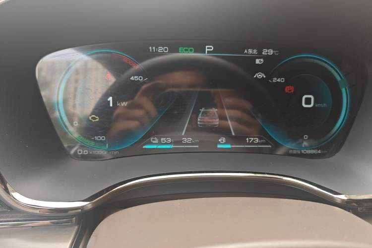 Used BYD Han 2020 DM Four-Wheel Drive Performance Edition Luxury Model Instrument Cluster