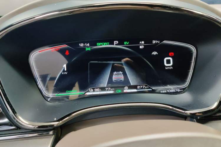 Used BYD Han 2020 DM Four-Wheel Drive Performance Edition Prestige Model Instrument Cluster