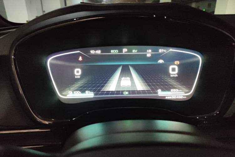 Used BYD Han 2020 DM Four-Wheel Drive Performance Edition Luxury Model Instrument Cluster