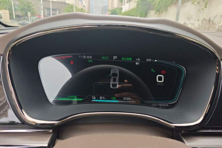 Used BYD Han 2020 EV Long-Range Deluxe Model Instrument Cluster