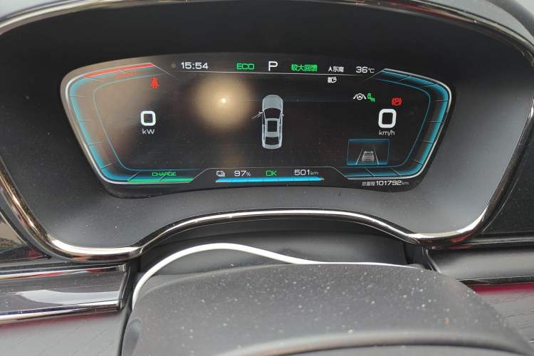 Used BYD Han 2020 EV Four-Wheel Drive High-Performance Flagship Model Instrument Cluster