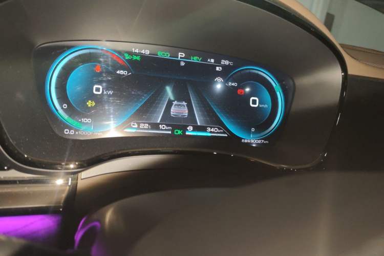 Used BYD Han 2020 DM Four-Wheel Drive Performance Edition Prestige Model Instrument Cluster