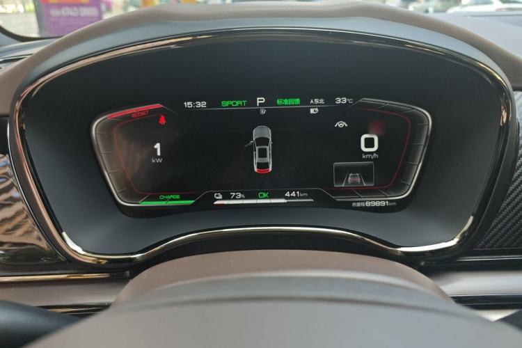 Used BYD Han 2020 EV Long-Range Luxury Model Instrument Cluster