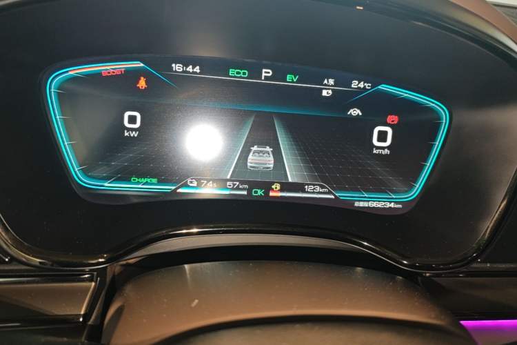 Used BYD Han 2020 DM Four-Wheel Drive Performance Edition Luxury Model Instrument Cluster