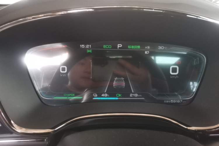 Used BYD Han 2020 EV Four-Wheel Drive High-Performance Flagship Model Instrument Cluster