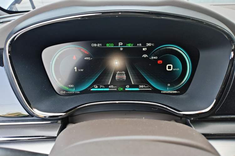 Used BYD Han 2020 DM Four-Wheel Drive Performance Edition Luxury Model Instrument Cluster
