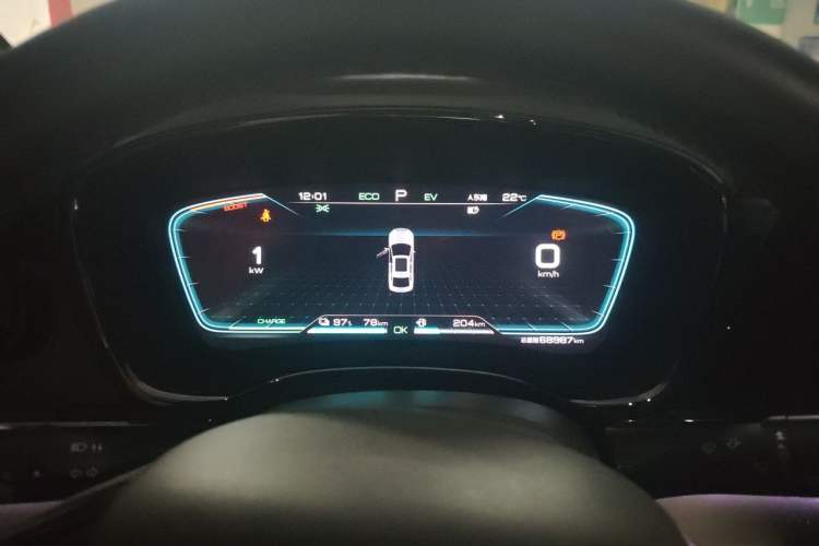 Used BYD Han 2020 DM Four-Wheel Drive Performance Edition Luxury Model Instrument Cluster