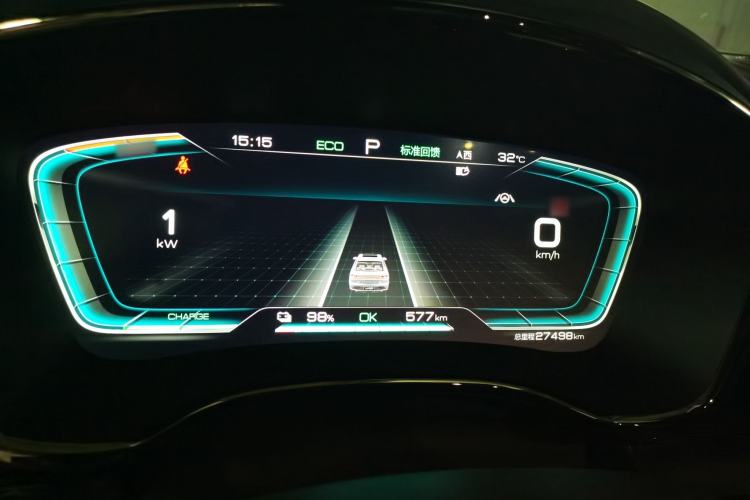 Used BYD Han 2020 EV Long-Range Luxury Model Instrument Cluster
