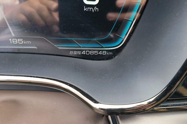 Used BYD Han 2020 EV Long-Range Deluxe Model Odometer Close Up