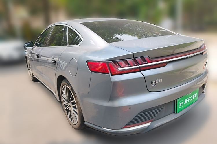 Used BYD Han 2020 EV Long-Range Luxury Model Rear Left 45 Deg