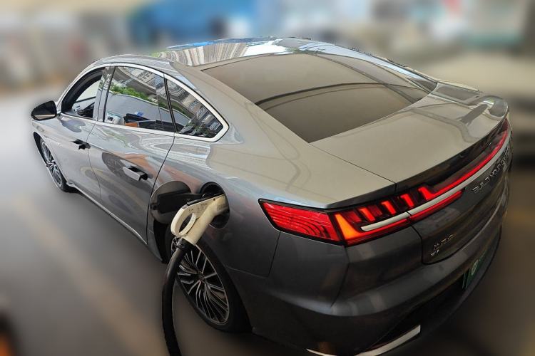 Used BYD Han 2020 EV Long-Range Luxury Model Rear Left 45 Deg