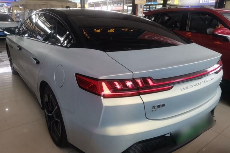 Used BYD Han 2020 EV Four-Wheel Drive High-Performance Flagship Model Rear Left 45 Deg