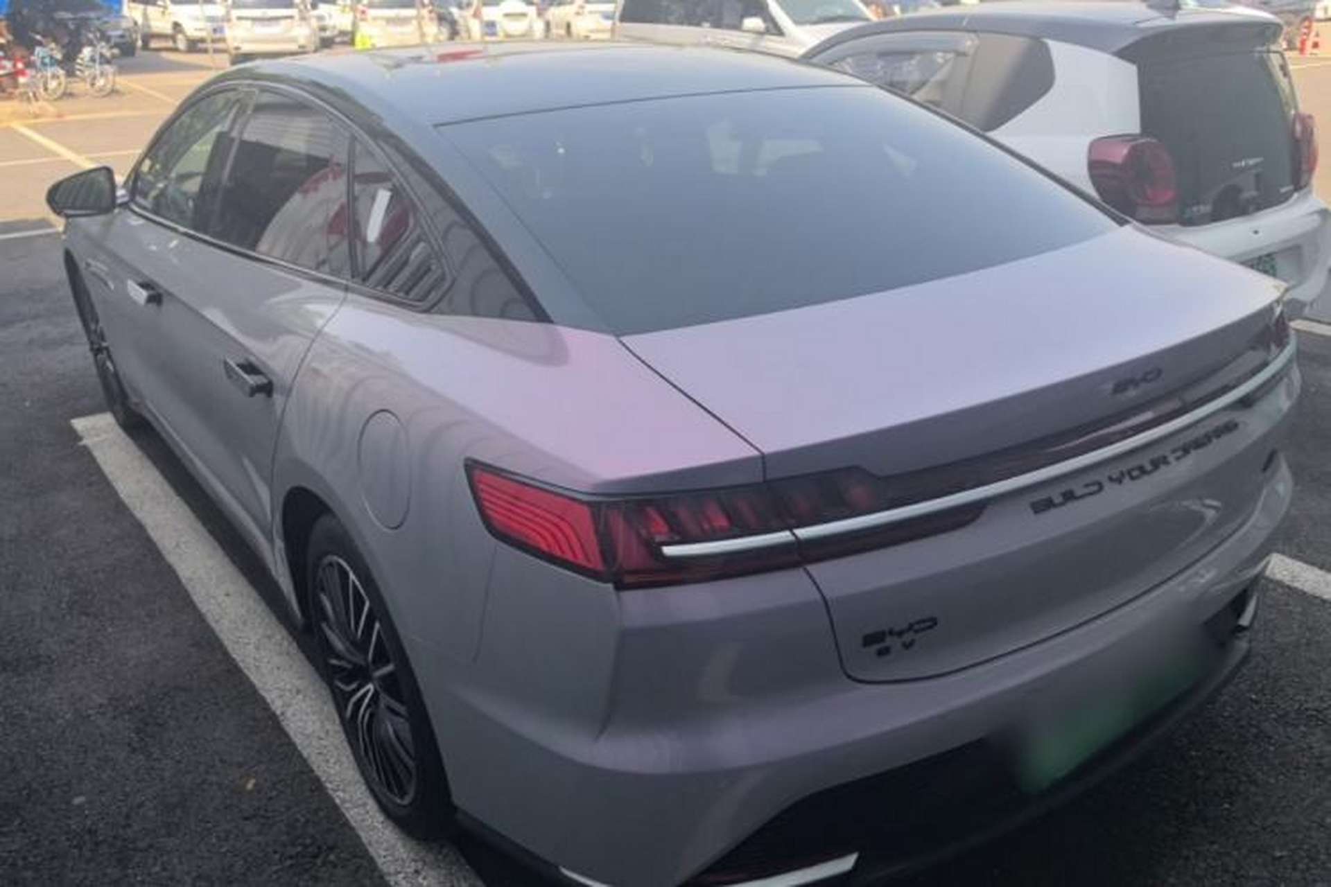 Used BYD Han 2020 EV Long-Range Luxury Model Rear Left 45 Deg