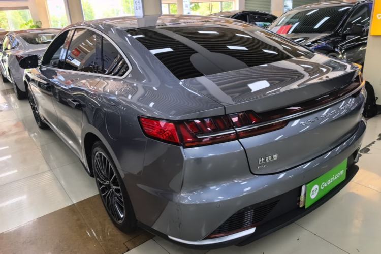 Used BYD Han 2020 EV Long-Range Luxury Model Rear Left 45 Deg