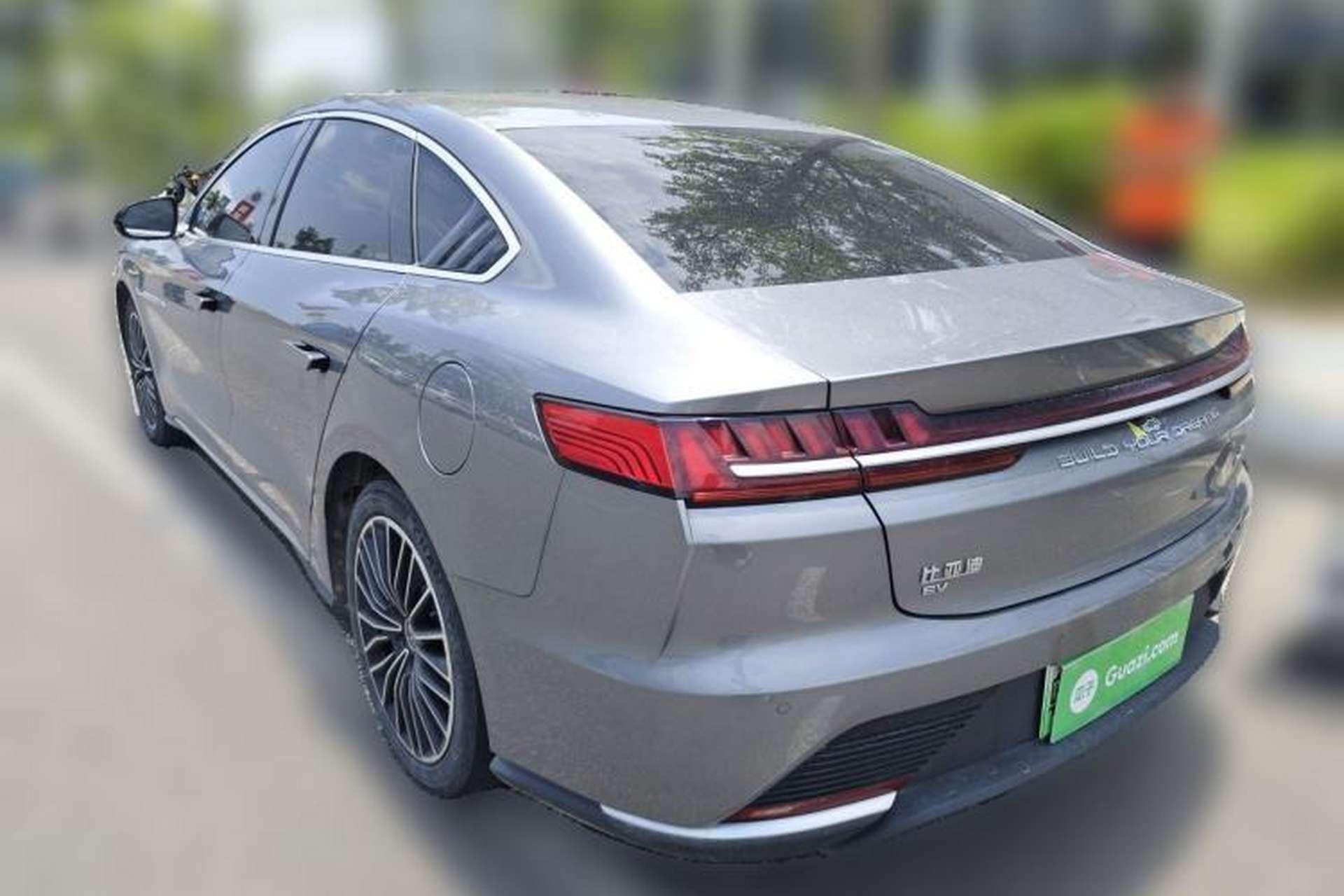Used BYD Han 2020 EV Long-Range Luxury Model Rear Left 45 Deg