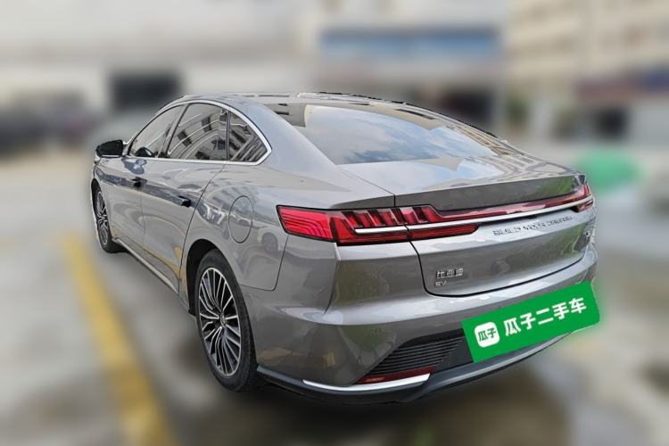 Used BYD Han 2020 EV Long-Range Luxury Model Rear Left 45 Deg