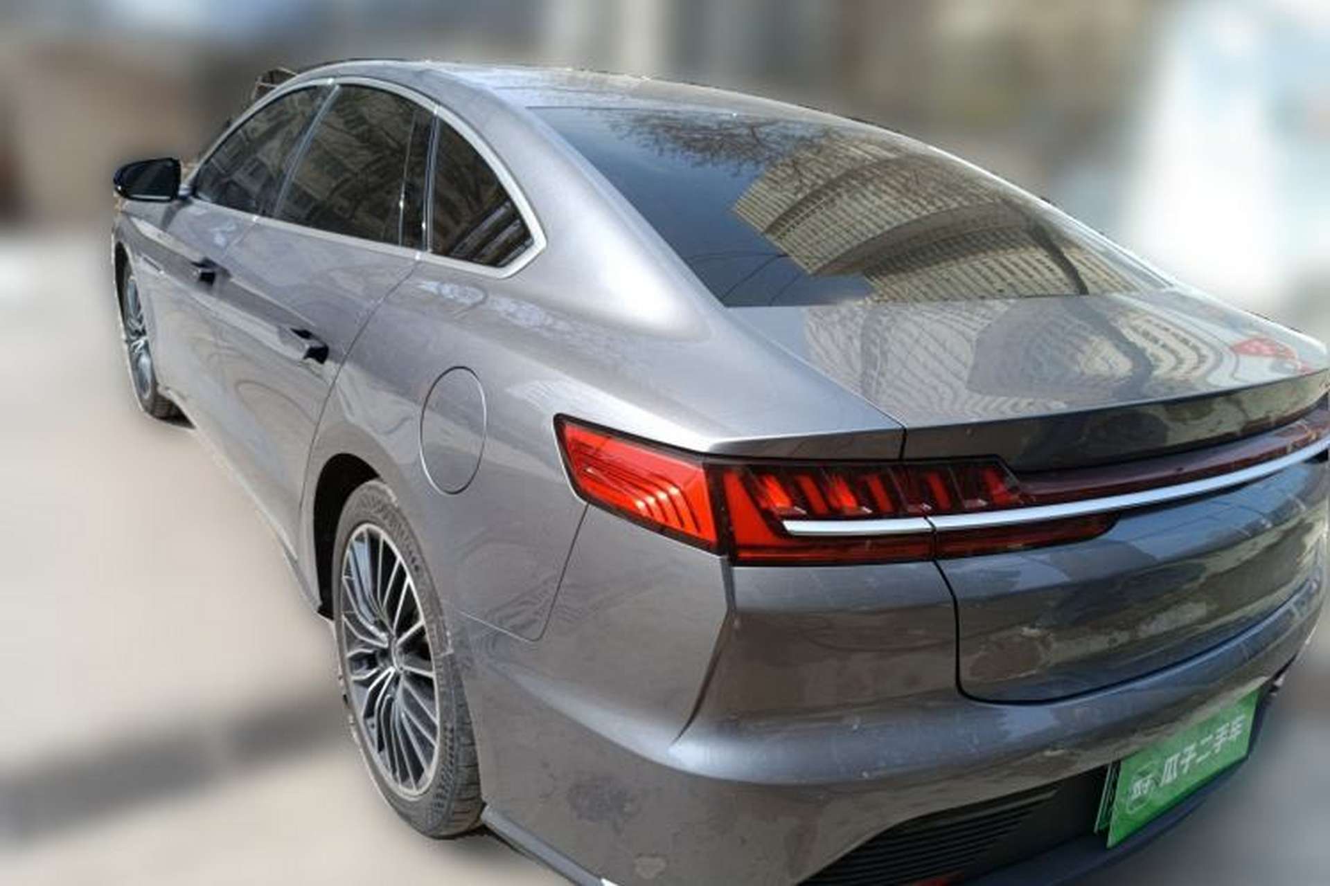 Used BYD Han 2020 EV Long-Range Luxury Model Rear Left 45 Deg