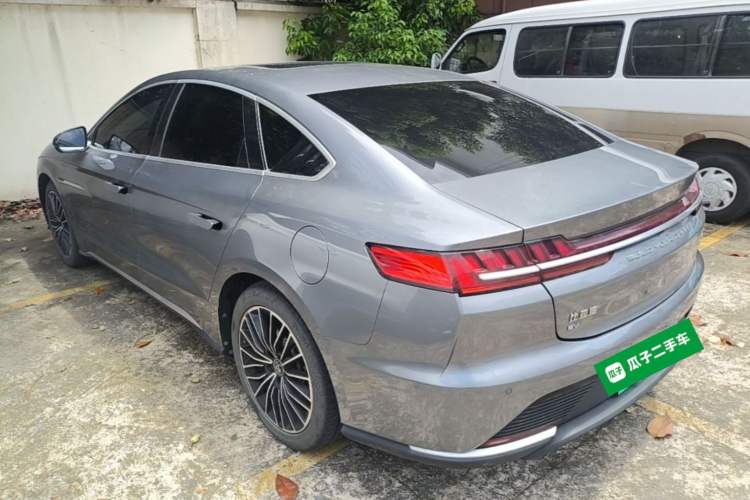 Used BYD Han 2020 EV Long-Range Luxury Model Rear Left 45 Deg