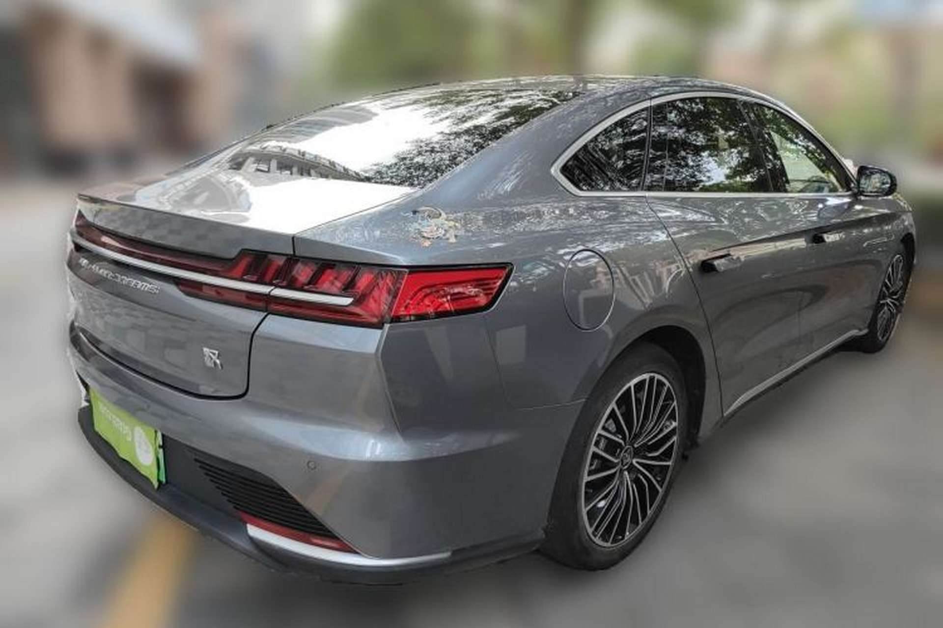 Used BYD Han 2020 EV Long-Range Luxury Model Rear Right 45 Deg