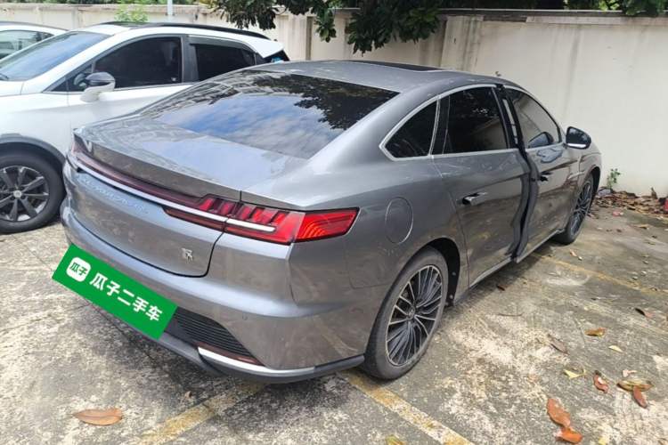 Used BYD Han 2020 EV Long-Range Luxury Model Rear Right 45 Deg