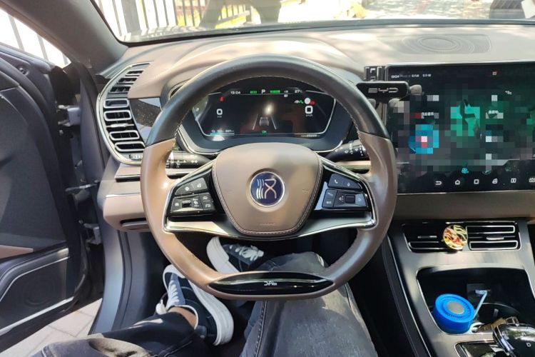 Used BYD Han 2020 EV Four-Wheel Drive High-Performance Flagship Model Steering Wheel