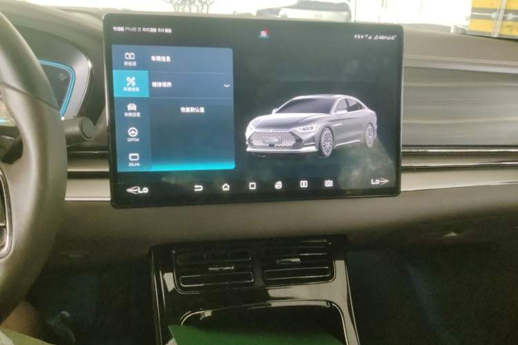 Used BYD Han 2020 DM Four-Wheel Drive Performance Edition Luxury Model Audio And AC Panel