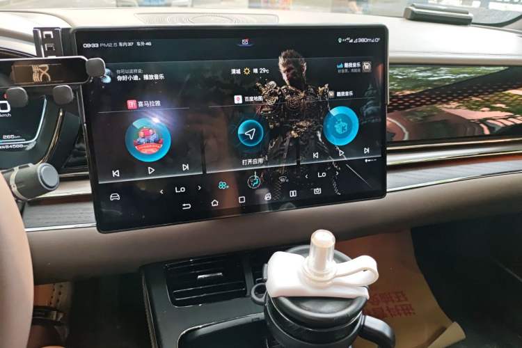 Used BYD Han 2020 DM Four-Wheel Drive Performance Edition Prestige Model Audio And AC Panel
