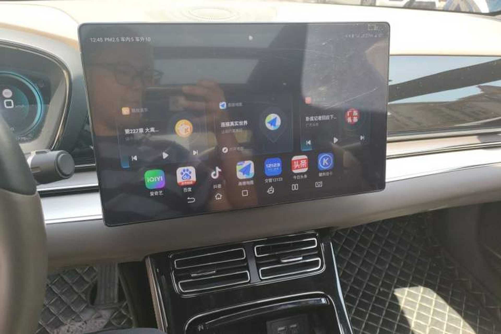Used BYD Han 2020 EV Long-Range Luxury Model Audio And AC Panel