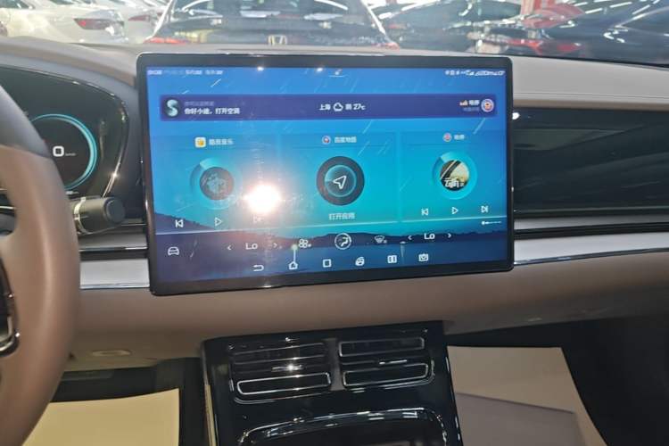 Used BYD Han 2020 DM Four-Wheel Drive Performance Edition Luxury Model Audio And AC Panel