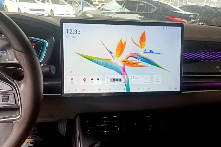 Used BYD Han 2020 DM Four-Wheel Drive Performance Edition Prestige Model Audio And AC Panel