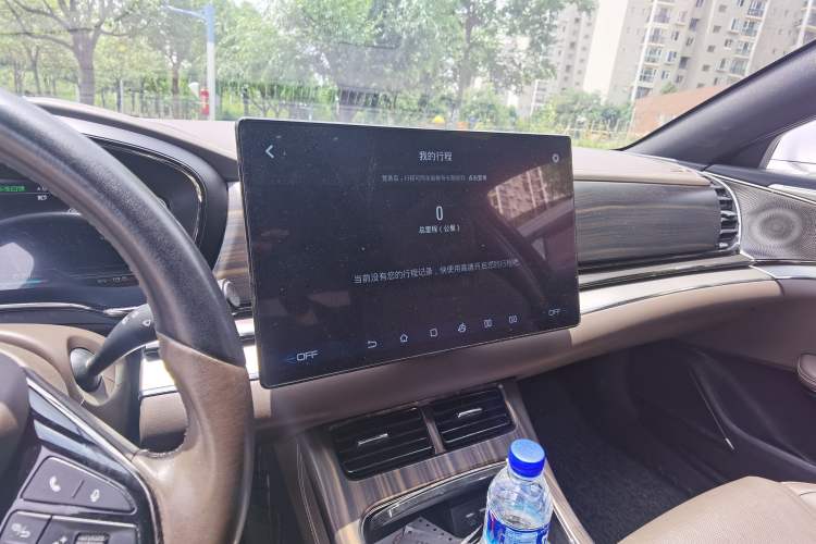 Used BYD Han 2020 EV Long-Range Luxury Model Audio And AC Panel