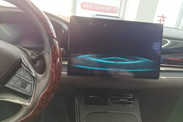 Used BYD Han 2020 EV Long-Range Deluxe Model Audio And AC Panel
