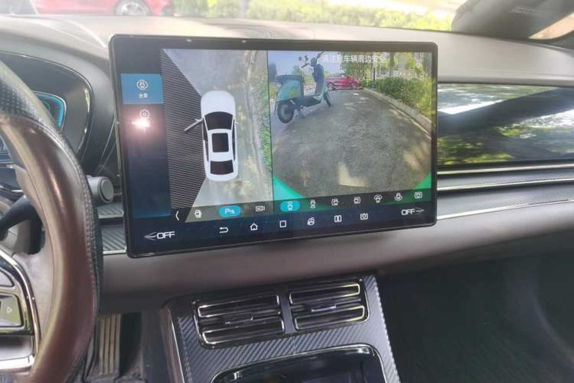 Used BYD Han 2020 EV Long-Range Luxury Model Audio And AC Panel