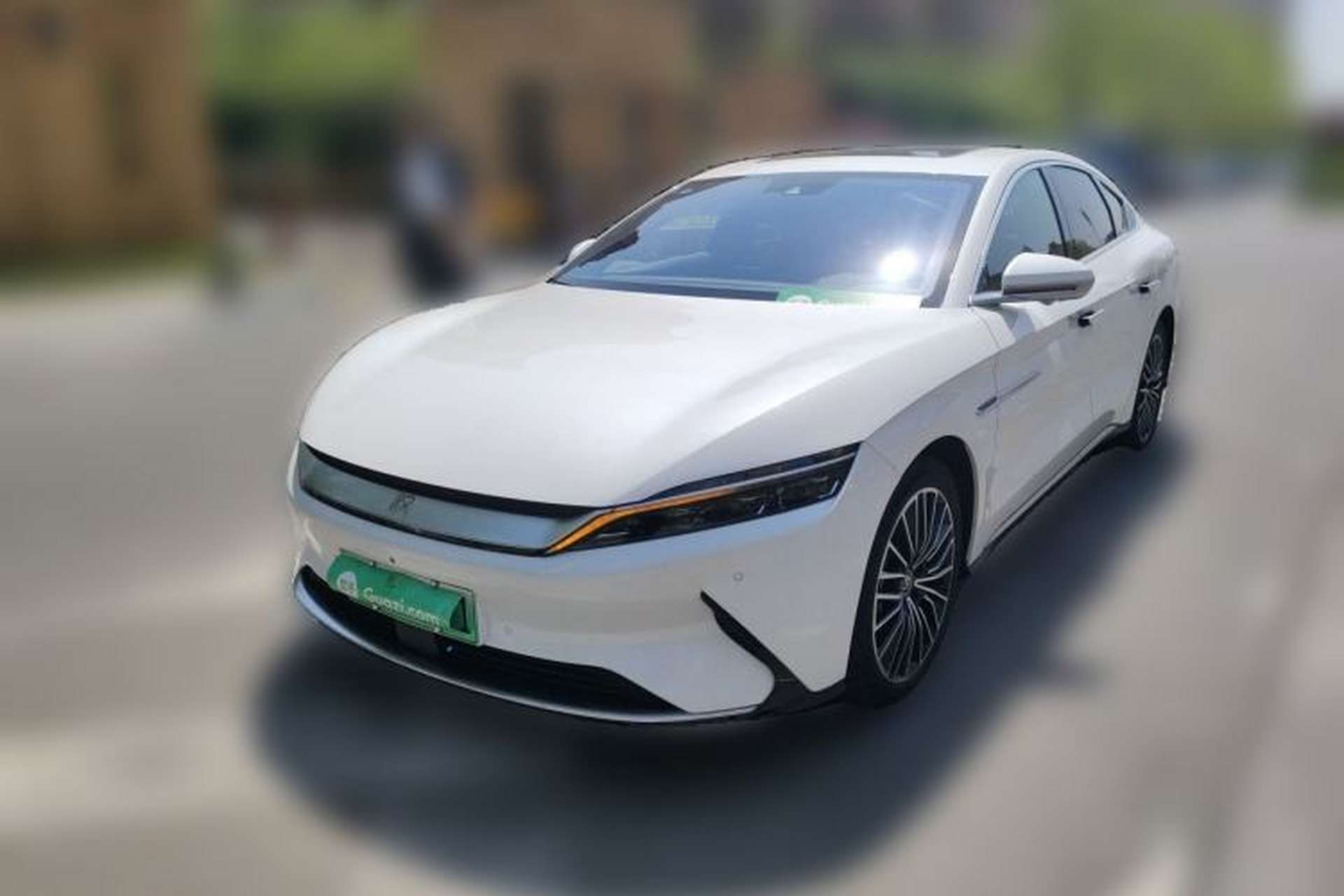 Used BYD Han 2020 EV Long-Range Luxury Model Front Left 45 Deg