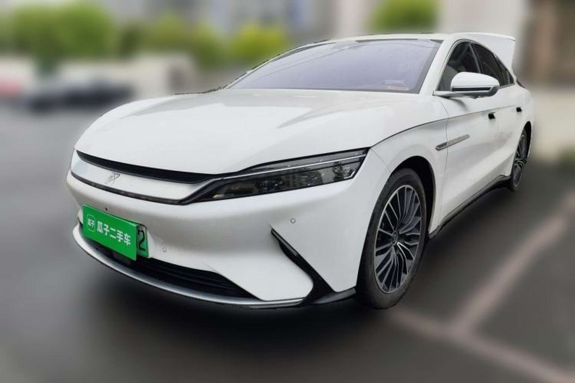 Used BYD Han 2020 EV Long-Range Luxury Model Front Left 45 Deg