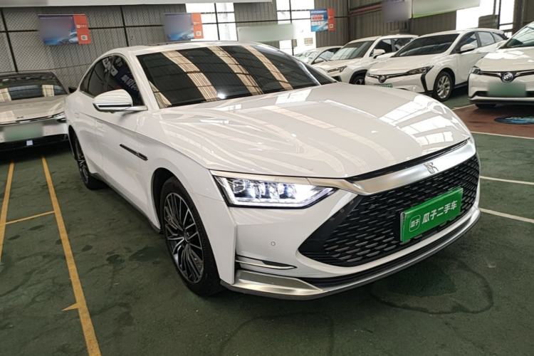 Used BYD Han 2020 DM Four-Wheel Drive Performance Edition Prestige Model Front Right 45 Deg