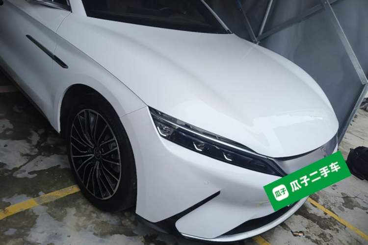 Used BYD Han 2020 EV Long-Range Luxury Model Front Right 45 Deg