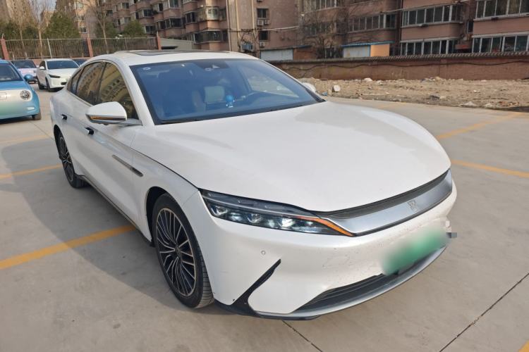 Used BYD Han 2020 EV Long-Range Luxury Model Front Right 45 Deg