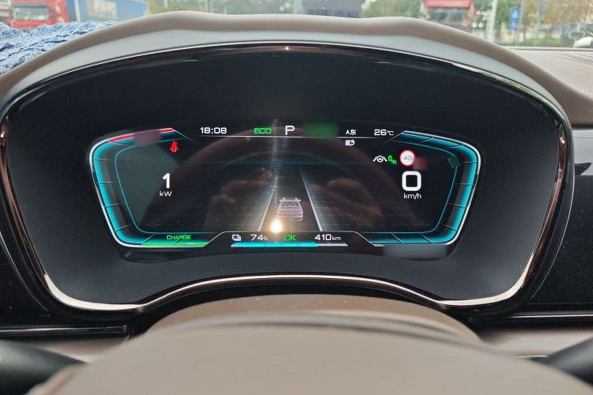 Used BYD Han 2020 EV Four-Wheel Drive High-Performance Flagship Model Instrument Cluster